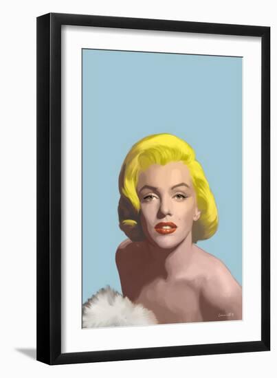 POWDER.-CHRIS CONSANI-Framed Art Print