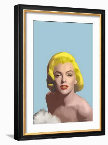 POWDER.-CHRIS CONSANI-Framed Art Print