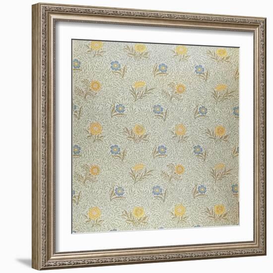 Powdered' Design-William Morris-Framed Giclee Print