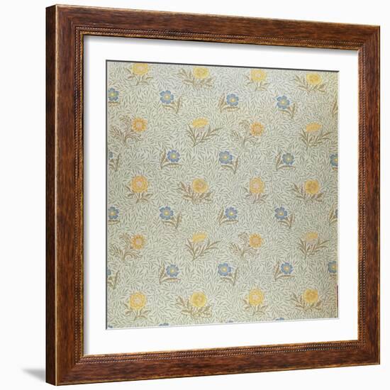 Powdered' Design-William Morris-Framed Giclee Print