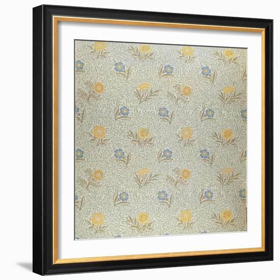 Powdered' Design-William Morris-Framed Giclee Print