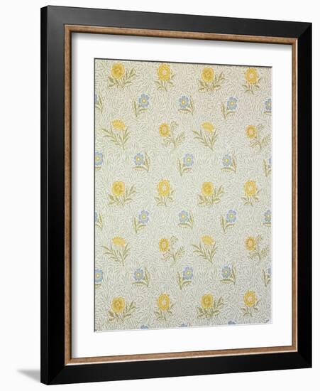 Powdered Wallpaper Design, 1874-William Morris-Framed Giclee Print