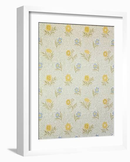 Powdered Wallpaper Design, 1874-William Morris-Framed Giclee Print