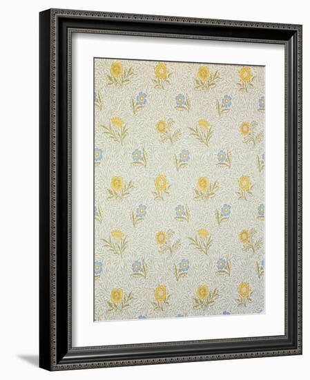 Powdered Wallpaper Design, 1874-William Morris-Framed Giclee Print