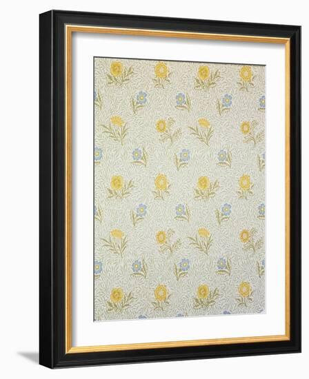 Powdered Wallpaper Design, 1874-William Morris-Framed Giclee Print