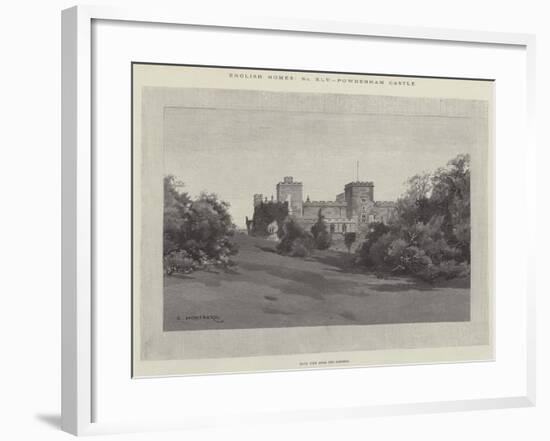 Powderham Castle-Charles Auguste Loye-Framed Giclee Print