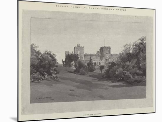 Powderham Castle-Charles Auguste Loye-Mounted Giclee Print