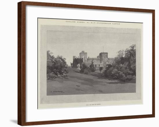 Powderham Castle-Charles Auguste Loye-Framed Giclee Print