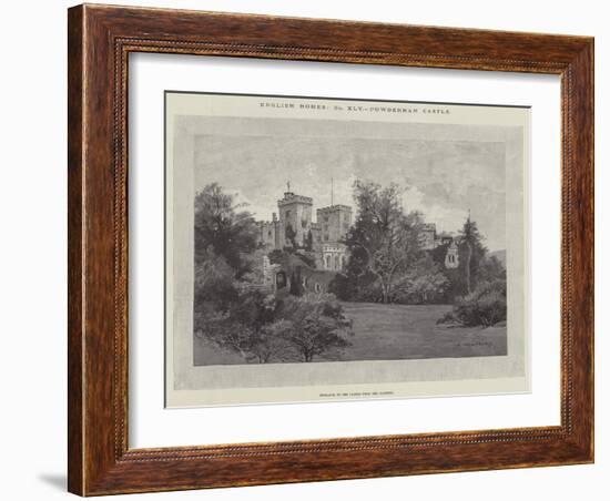 Powderham Castle-Charles Auguste Loye-Framed Giclee Print