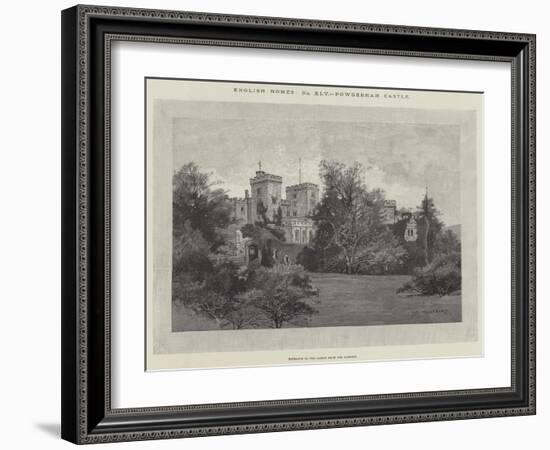 Powderham Castle-Charles Auguste Loye-Framed Giclee Print