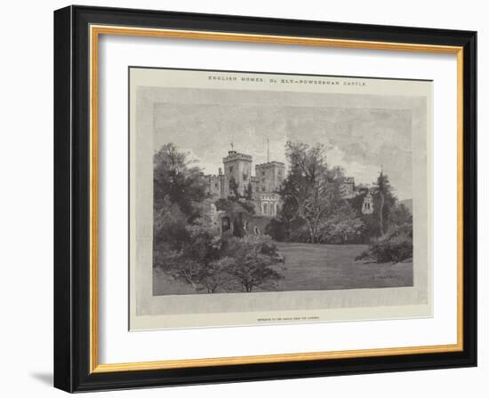 Powderham Castle-Charles Auguste Loye-Framed Giclee Print