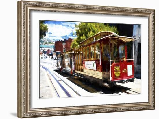 Powell and Market Cable Car-Philippe Hugonnard-Framed Giclee Print