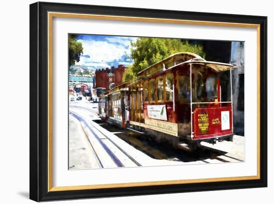 Powell and Market Cable Car-Philippe Hugonnard-Framed Giclee Print