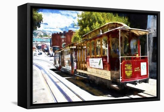 Powell and Market Cable Car-Philippe Hugonnard-Framed Premier Image Canvas