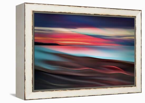 Powell River Sunset-Ursula Abresch-Framed Premier Image Canvas