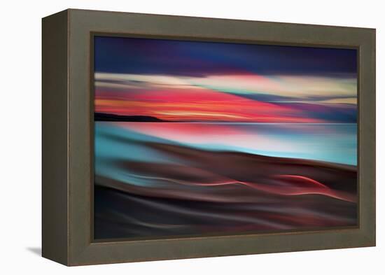 Powell River Sunset-Ursula Abresch-Framed Premier Image Canvas