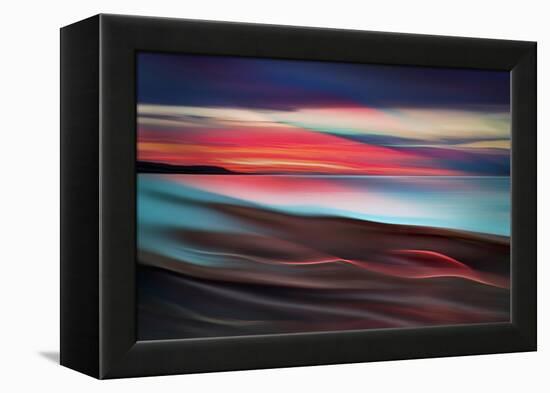 Powell River Sunset-Ursula Abresch-Framed Premier Image Canvas