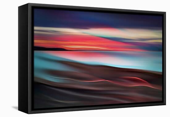Powell River Sunset-Ursula Abresch-Framed Premier Image Canvas