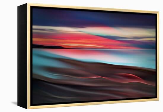 Powell River Sunset-Ursula Abresch-Framed Premier Image Canvas
