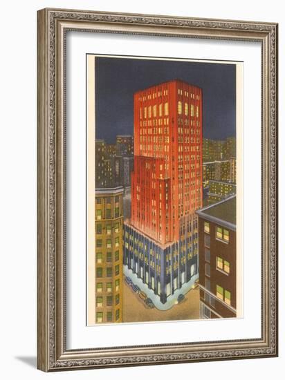 Power and Light Company, Dallas, Texas-null-Framed Art Print