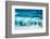 Power Blur-Slow shutter speed of a powerful Hawaiian surf-Mark A Johnson-Framed Photographic Print