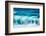 Power Blur-Slow shutter speed of a powerful Hawaiian surf-Mark A Johnson-Framed Photographic Print