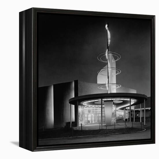 Power Distribution Building at the 1939 World's Fair-null-Framed Premier Image Canvas