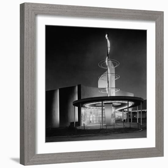 Power Distribution Building at the 1939 World's Fair-null-Framed Photographic Print