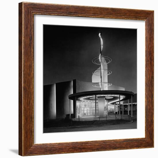 Power Distribution Building at the 1939 World's Fair-null-Framed Photographic Print