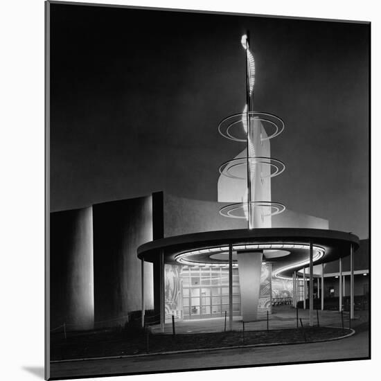 Power Distribution Building at the 1939 World's Fair-null-Mounted Photographic Print