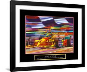 Power: Formula 1-Bill Hall-Framed Art Print