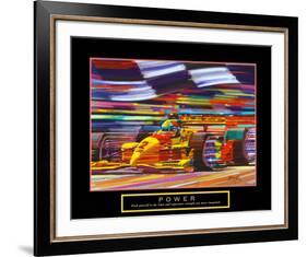 Power: Formula 1-Bill Hall-Framed Art Print