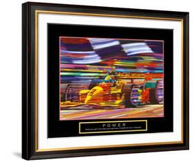 Power: Formula 1-Bill Hall-Framed Art Print