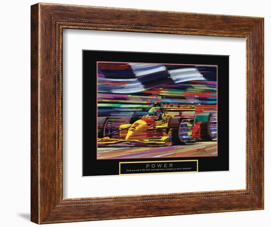 Power - Formula One-Bill Hall-Framed Art Print