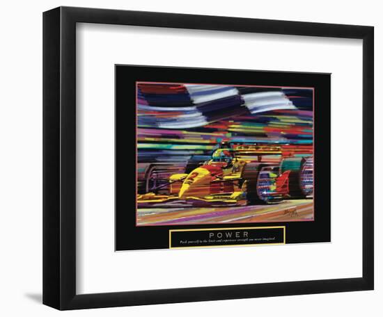 Power - Formula One-Bill Hall-Framed Art Print