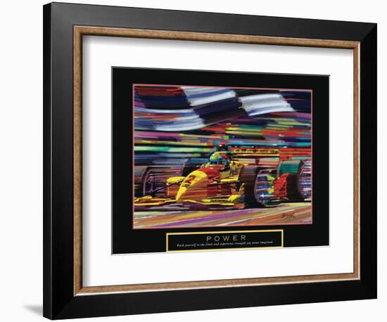 Power - Formula One-Bill Hall-Framed Art Print