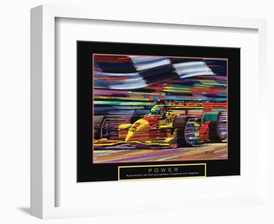 Power - Formula One-Bill Hall-Framed Art Print