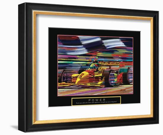 Power - Formula One-Bill Hall-Framed Art Print