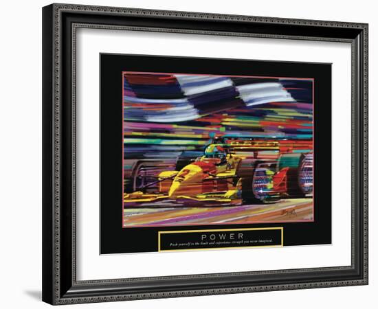 Power - Formula One-Bill Hall-Framed Art Print