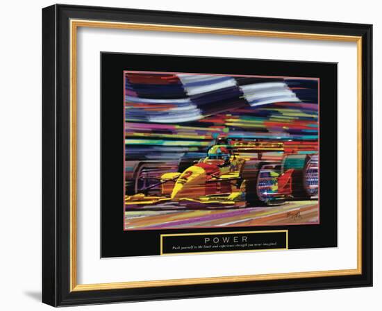 Power - Formula One-Bill Hall-Framed Art Print