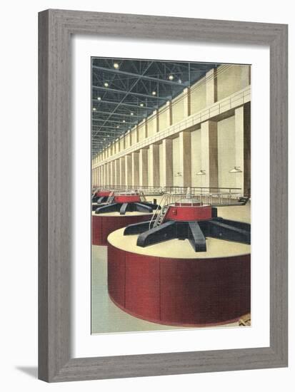 Power Generating Turbines-null-Framed Premium Giclee Print