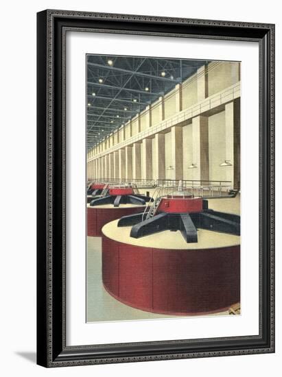 Power Generating Turbines-null-Framed Premium Giclee Print