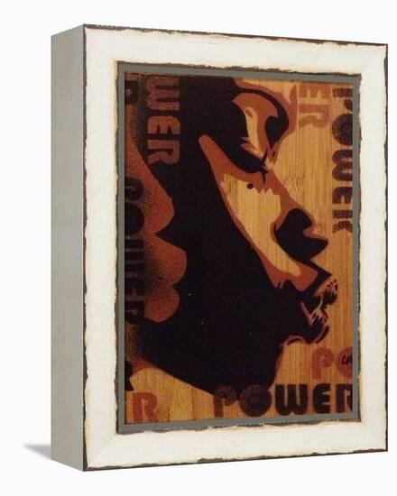 Power Kiss-Abstract Graffiti-Framed Premier Image Canvas