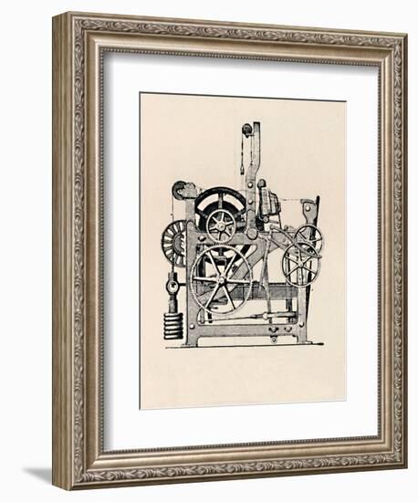 'Power Loom (Side View)', 1836, (1904)-Unknown-Framed Giclee Print