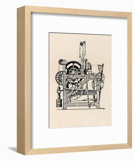 'Power Loom (Side View)', 1836, (1904)-Unknown-Framed Giclee Print