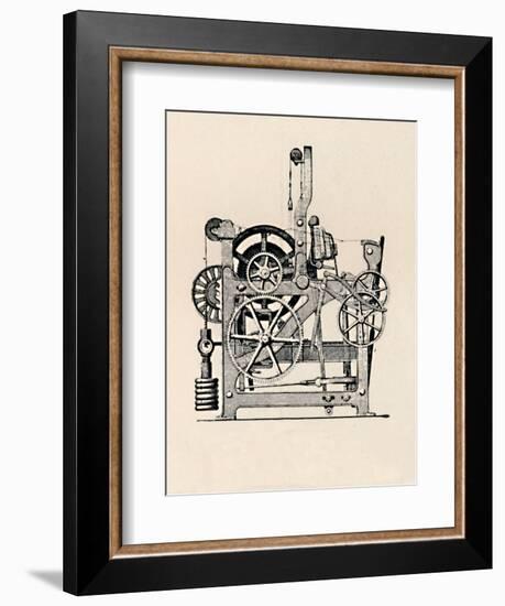 'Power Loom (Side View)', 1836, (1904)-Unknown-Framed Giclee Print