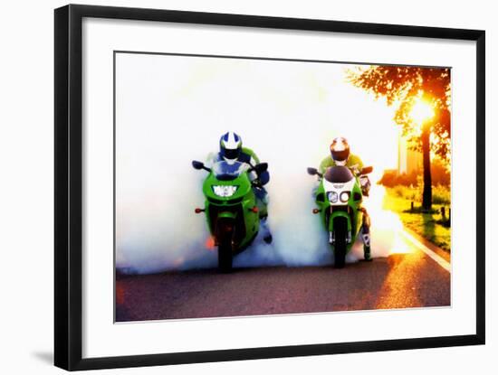 Power: Motorcycles-null-Framed Art Print