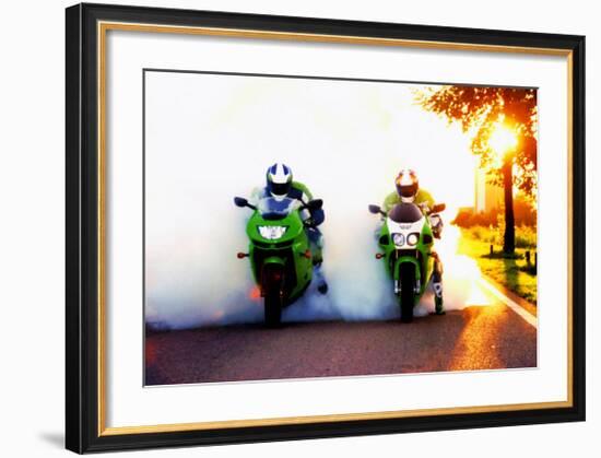 Power: Motorcycles-null-Framed Art Print