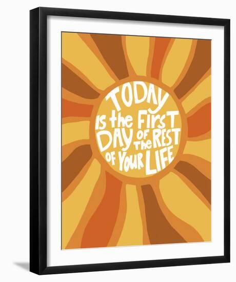 Power Poster - Today-Lottie Fontaine-Framed Giclee Print