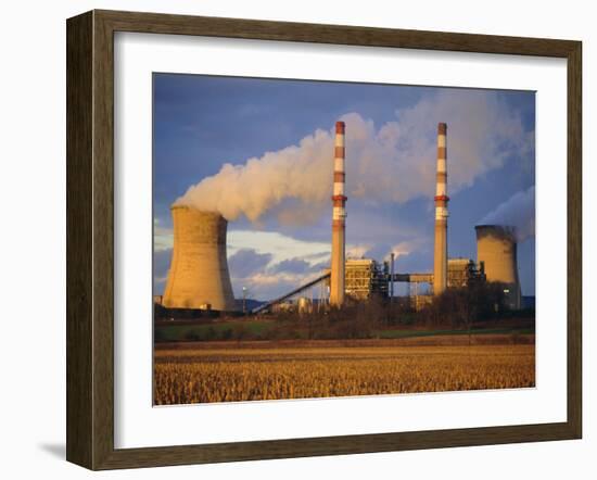 Power Station at Middleburg, Pennsylvania, USA-Robert Francis-Framed Photographic Print